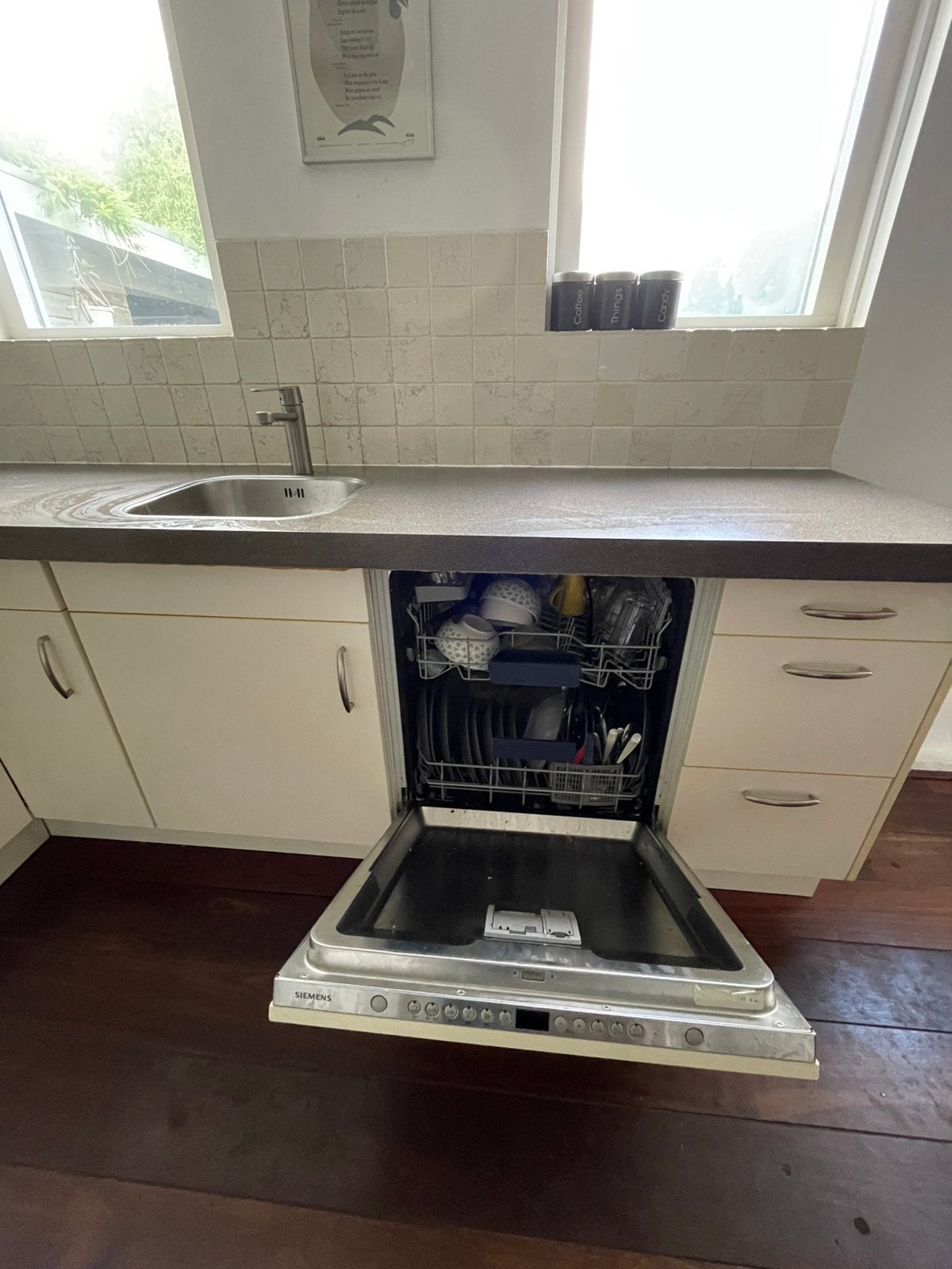 Complete keuken, Ophalen, Gebruikt, Hoekkeuken, Kunststof