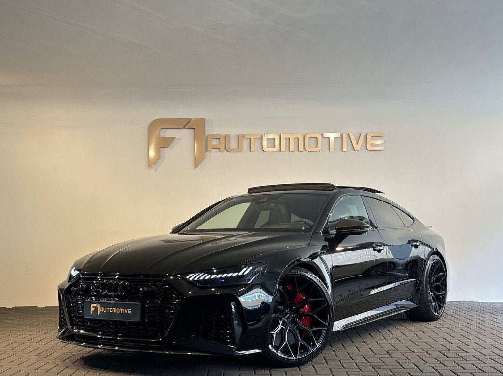 Audi RS7 Sportback 4.0 TFSI quattro Pano|Ceramic|B&O 3D|PPF, Auto's, Audi, Bedrijf, Te koop, RS7, 360° camera, 4x4, ABS, Achteruitrijcamera