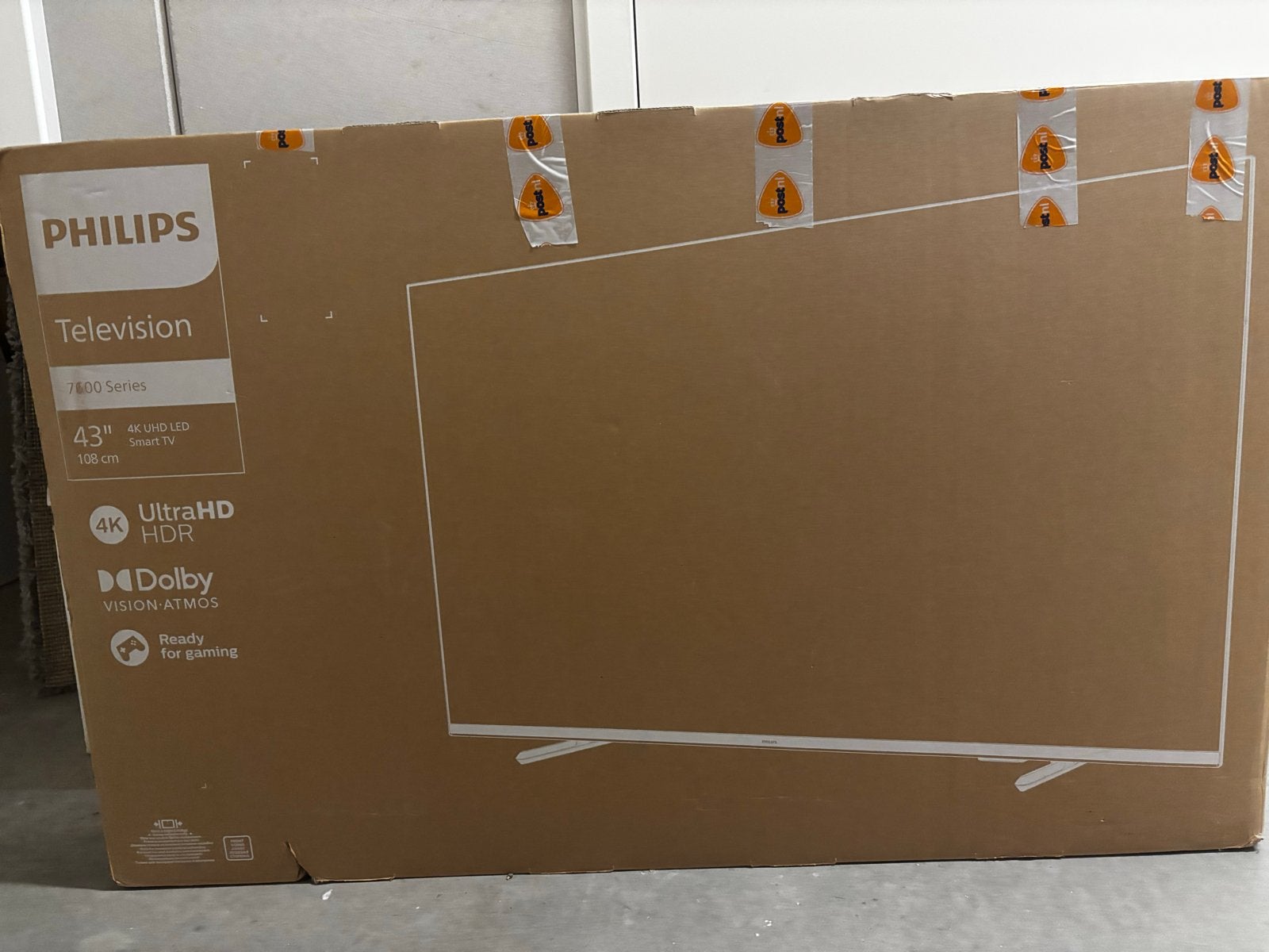 Philips 43 inch 4K UHD LED Smart TV 7600 Serie Nieuw, Ophalen, Philips, LED, Nieuw