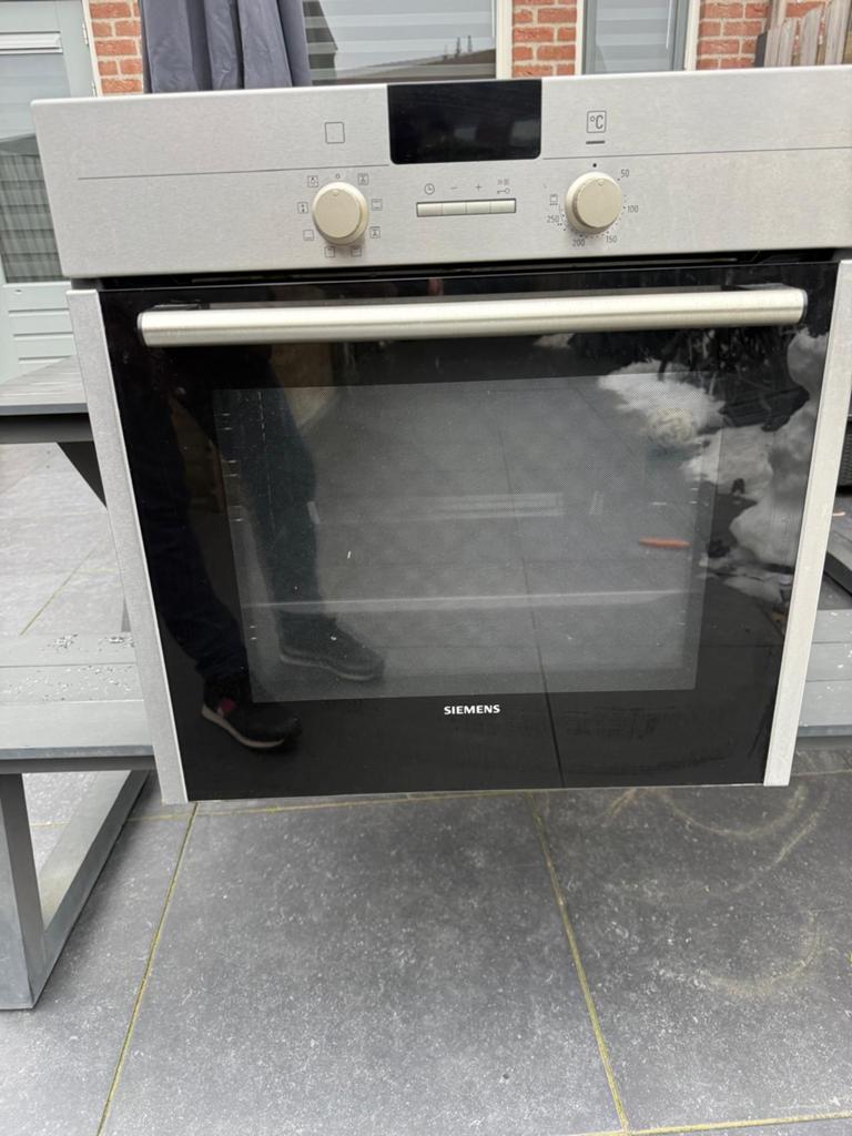 Inbouw oven Siemens grijs, Witgoed en Apparatuur, Ovens, Ophalen of Verzenden, Zo goed als nieuw