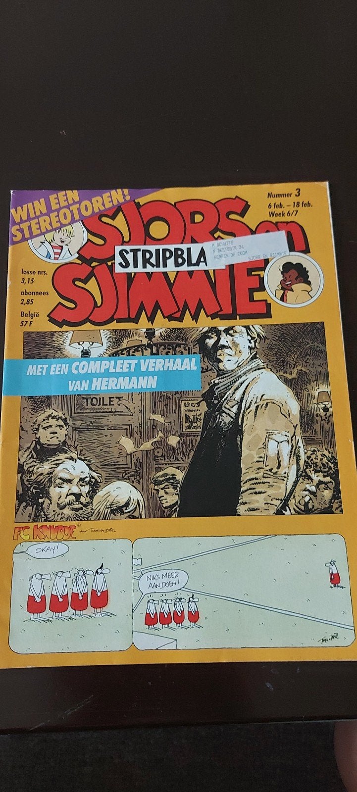 panini voetbal '89  dichte zakje, Boeken, Eén comic, Ophalen of Verzenden, Amerika