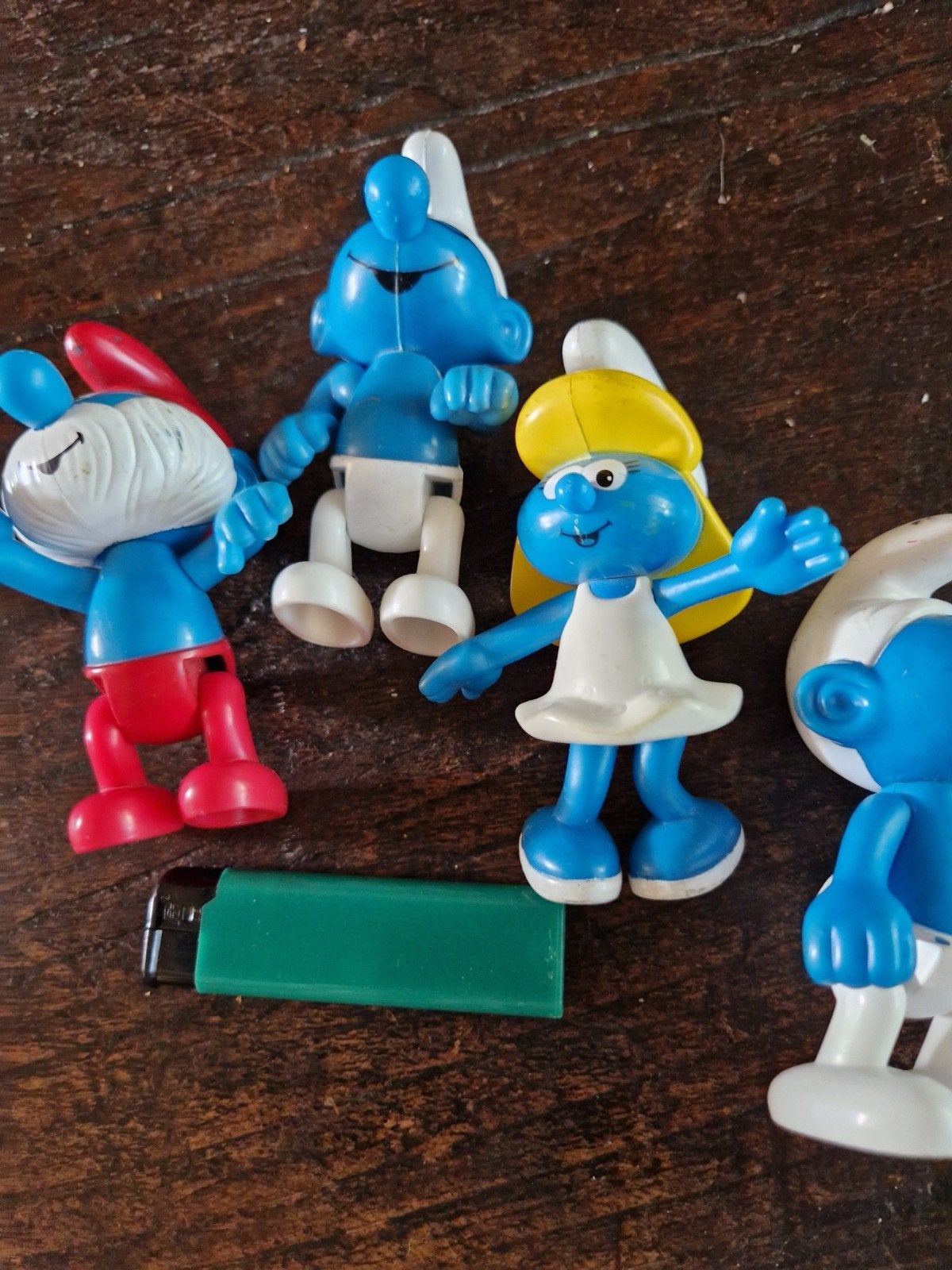 Set van 4 Smurfen figuren - McDonald's 2002, Ophalen of Verzenden