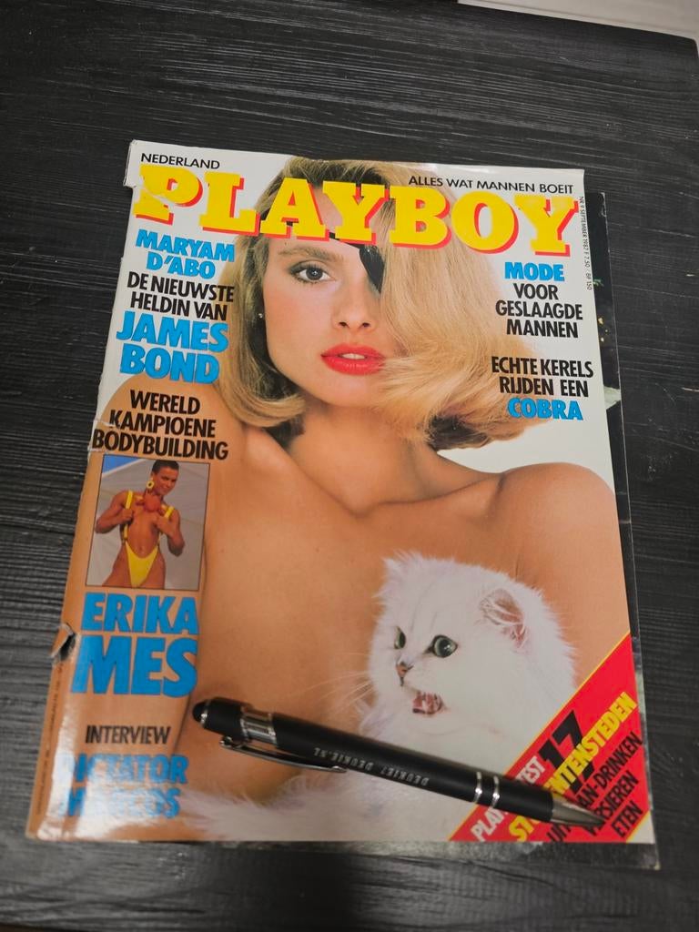 Playboy Nederland - September 1987 - Maryam D'Abo, Ophalen of Verzenden, Gelezen, Overige typen