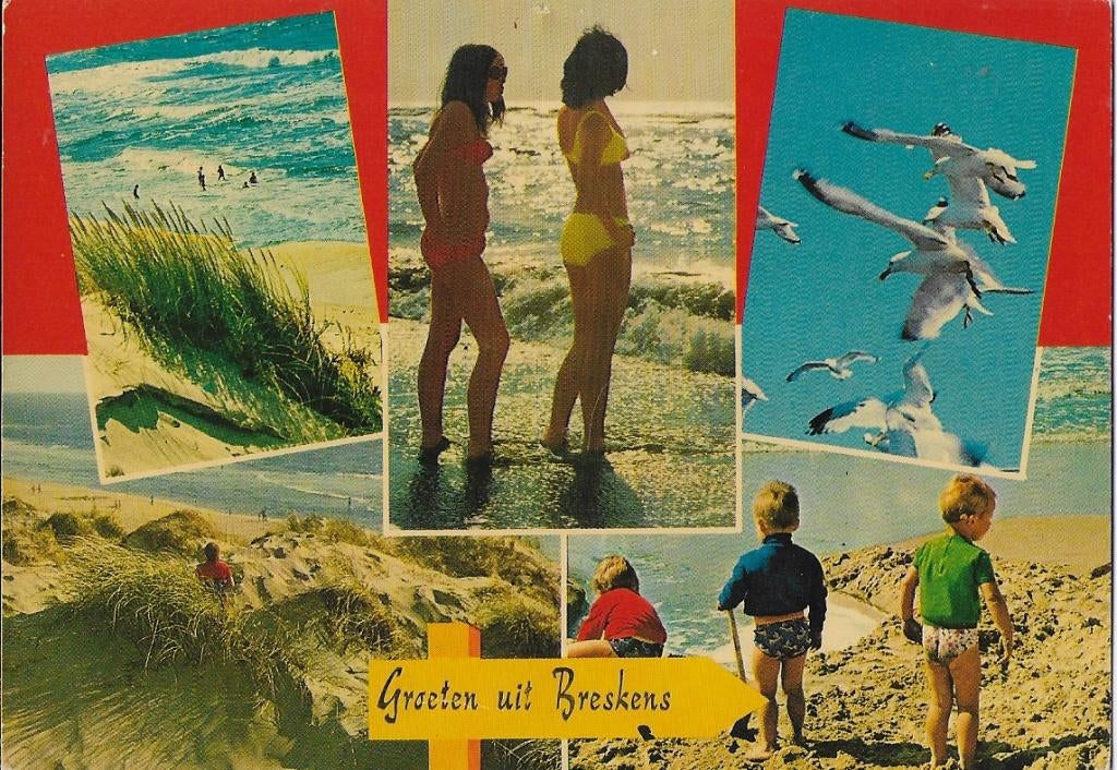 Breskens Gelopen Ansichtkaart (B53), Ophalen of Verzenden, 1980 tot heden, Gelopen, Zeeland