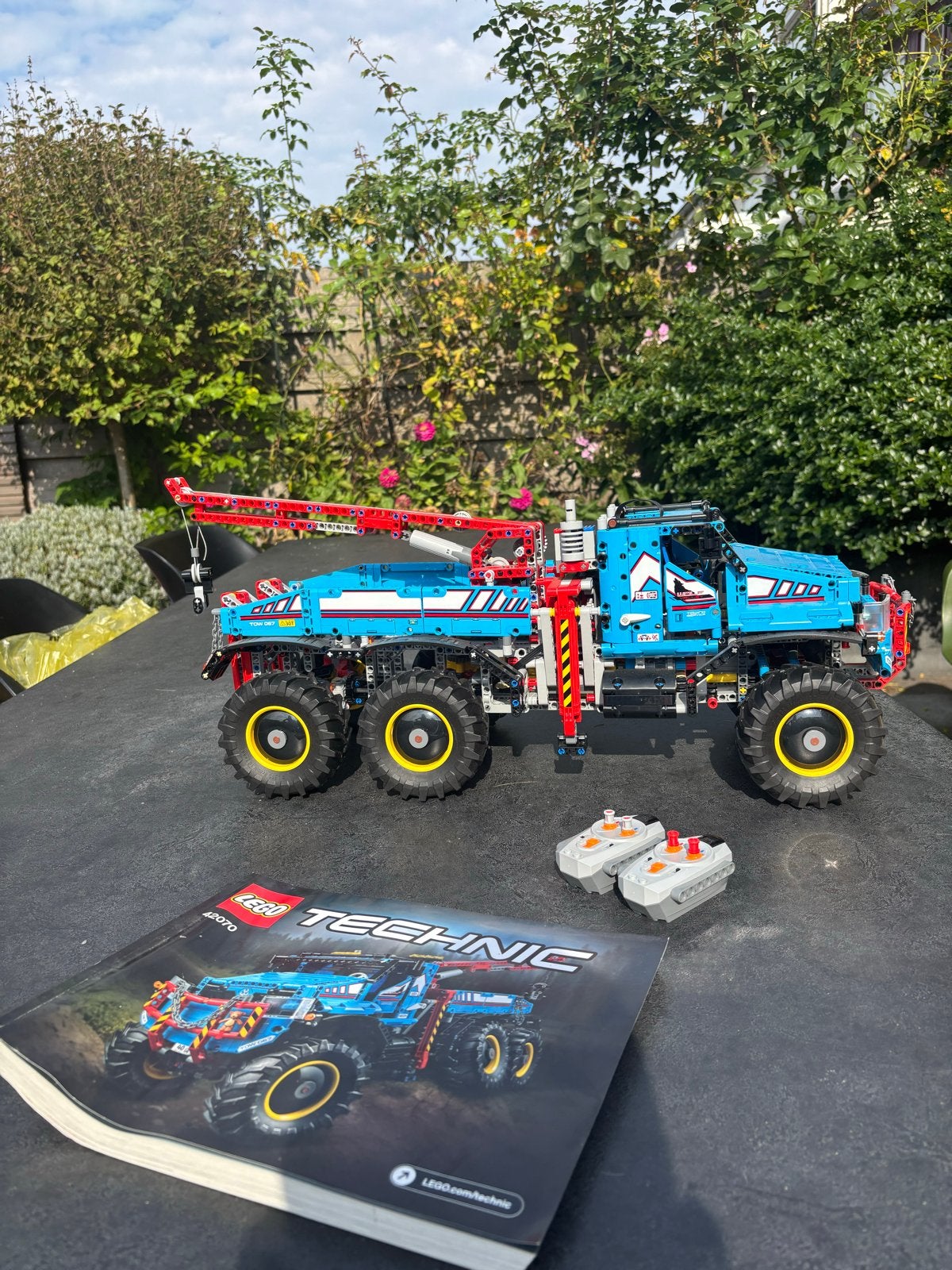 Lego Technic 42070 6x6 All Terrain Sleepwagen met afstandsbe, Ophalen of Verzenden, Zo goed als nieuw, Overige merken
