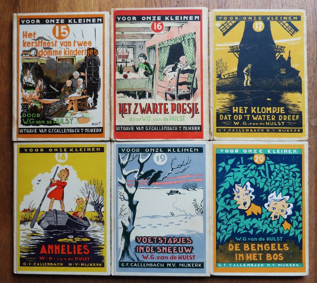 6x W.G. van de Hulst: Voor onze kleinen ( alle eerste druk ), Ophalen of Verzenden, Gelezen