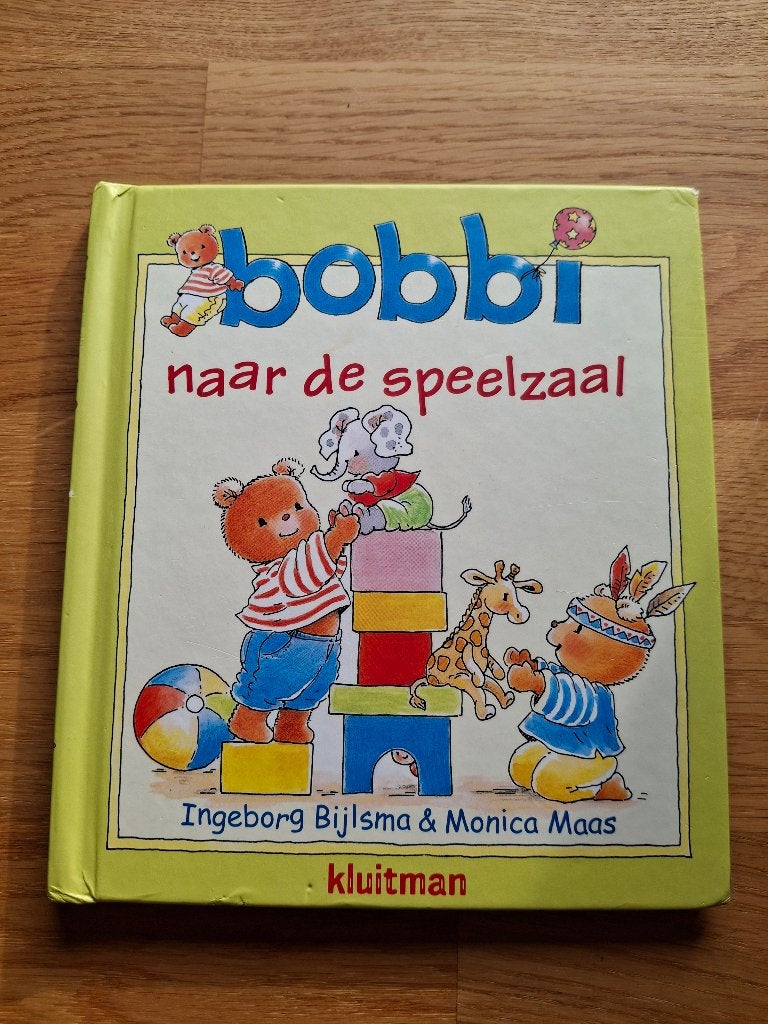 Boek Bobbi naar de speelzaal, Ophalen of Verzenden, Gelezen, Ingeborg Bijlsma & Monica Maas, 2 tot 3 jaar