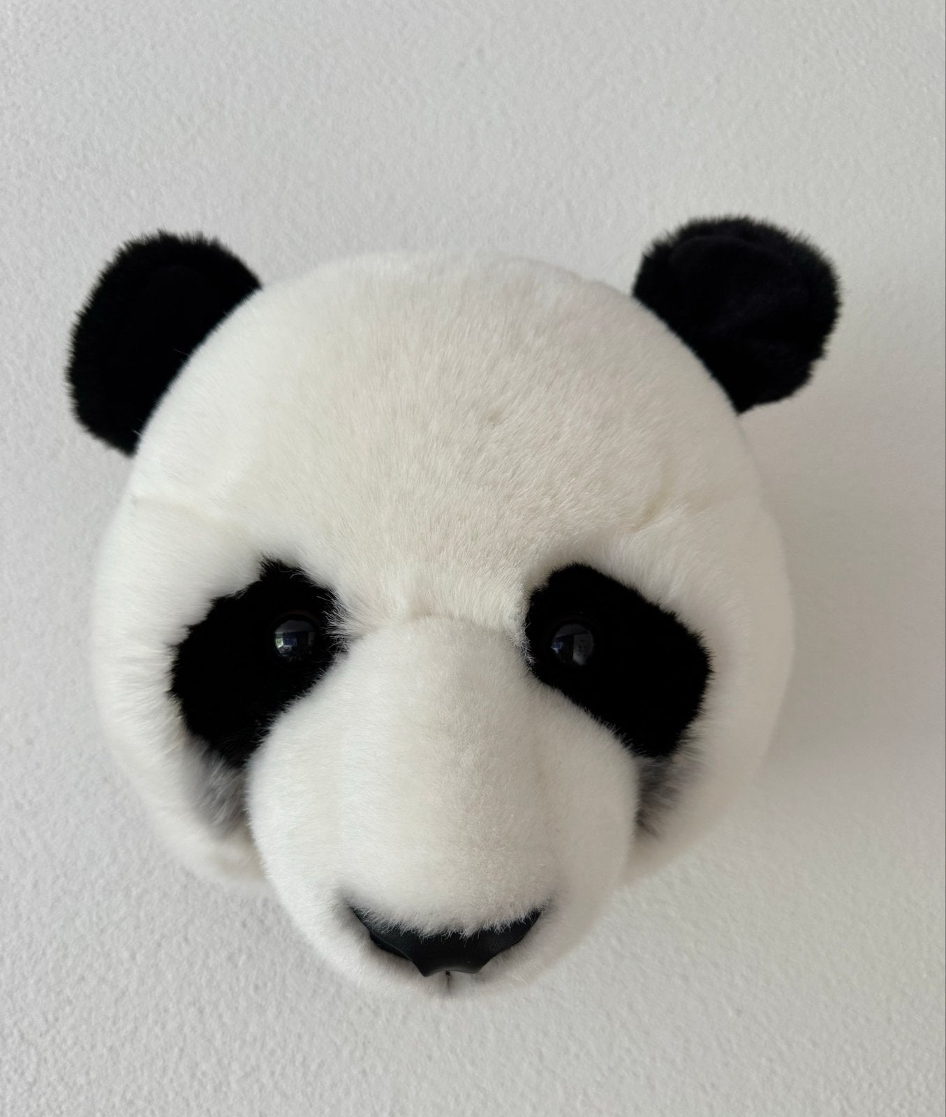 Pluche Panda Hoofd van Wild & Soft, Overige merken, Overige karakters, Overige typen, Zwart