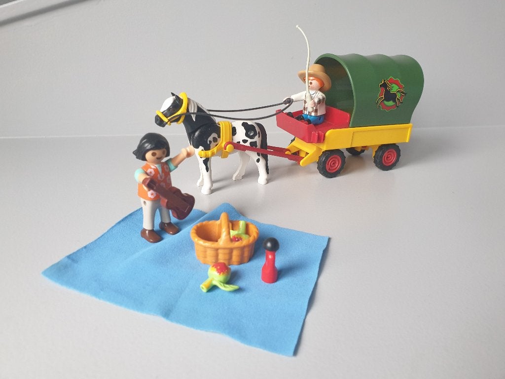 Playmobil 6948 - Picknick met Ponywagen, Ophalen of Verzenden, Zo goed als nieuw