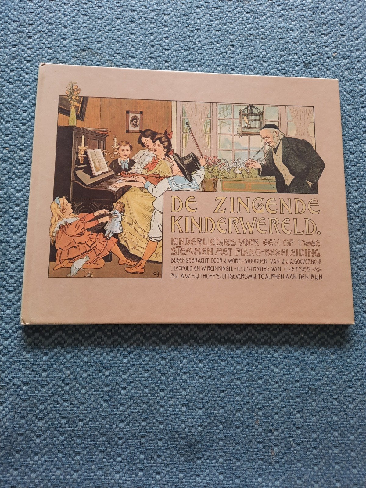 De Zingende Kinderwereld - Hardcover in Nieuwstaat, Ophalen of Verzenden, Zo goed als nieuw, J. Wort, J.J.A. Goeverneur Leopold, W. Reinkingh