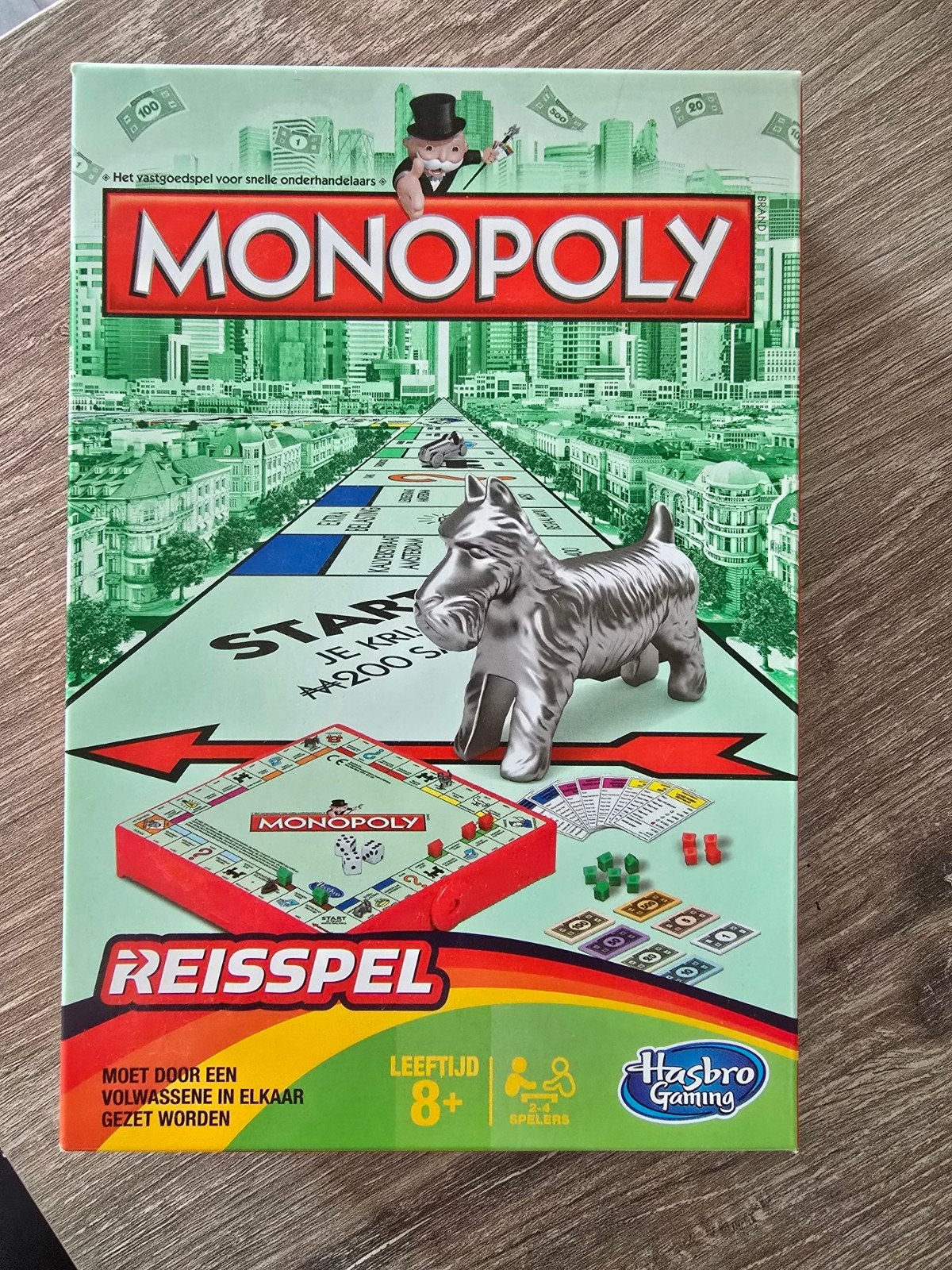 Monopoly reisspel, Ophalen
