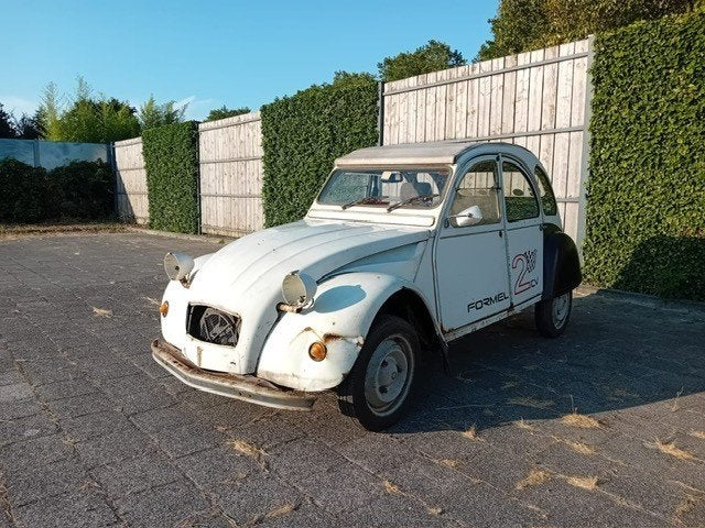 Citroën 2CV6 1989, Auto's, Voorwielaandrijving, Stof, Zwart, Citroën