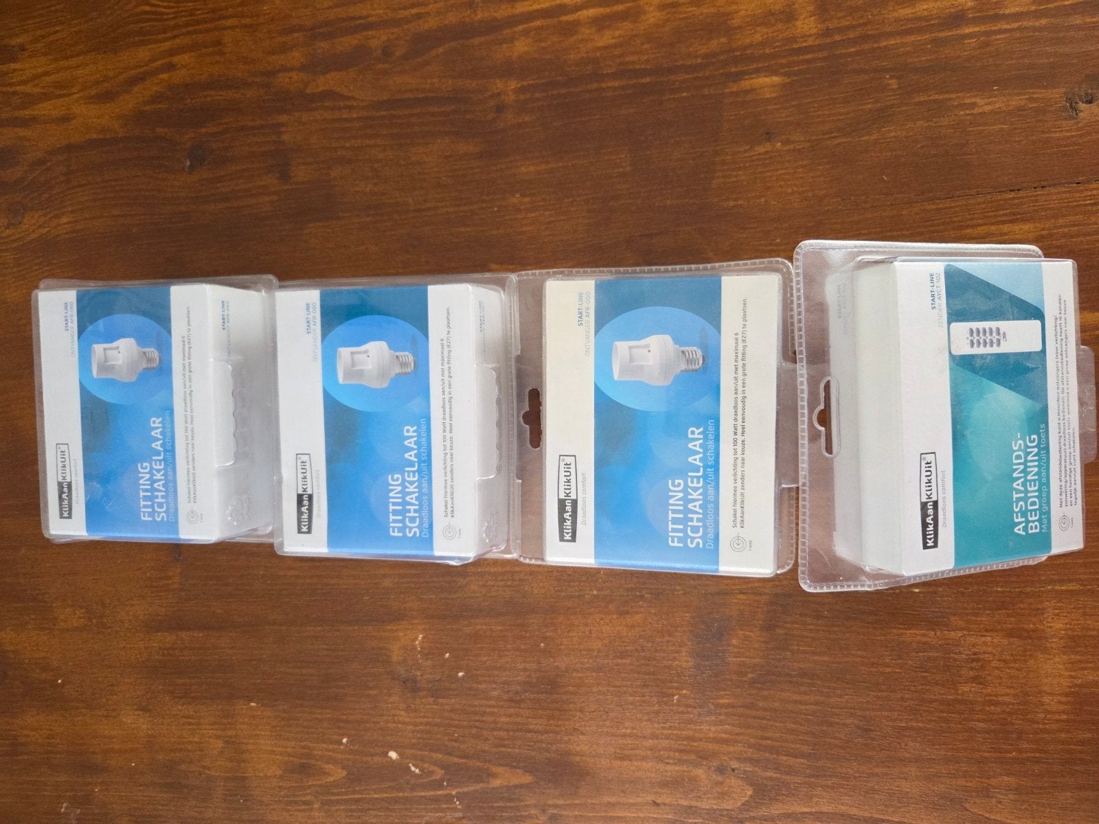 3x KlikAanKlikUit fitting en 1 afstandsbediening, Ophalen of Verzenden, Nieuw
