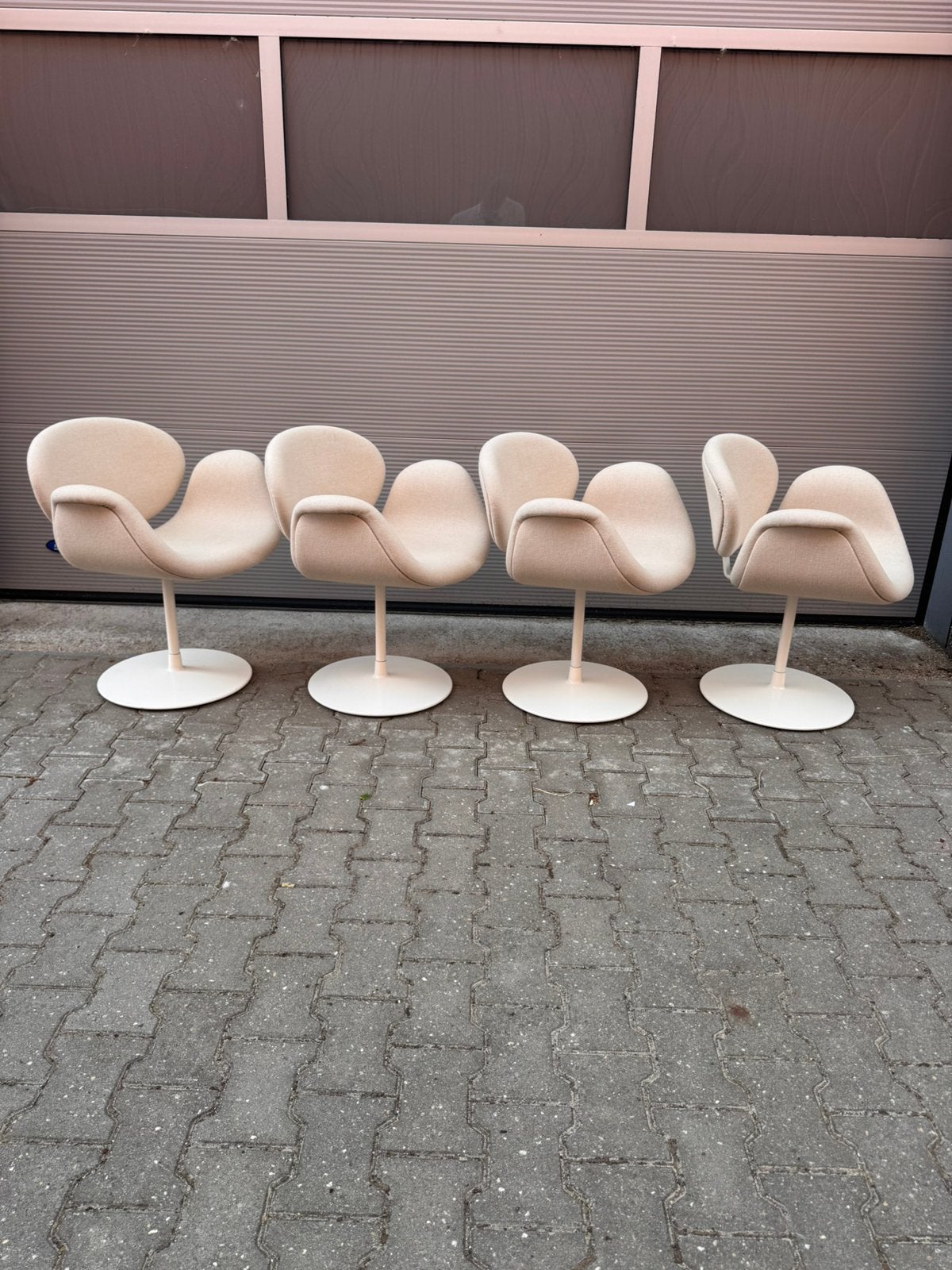 Artifort Little Tulip stoel F163 (4x) - Pierre Paulin-, Ophalen, Luxe design, Overige kleuren, Zo goed als nieuw