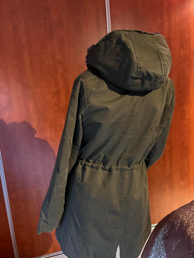 ATTENTIF parka met capuchon zonder bontkraag M origineel, Kleding | Dames, Maat 38/40 (M), Bruin, ATTENTIF, Ophalen of Verzenden