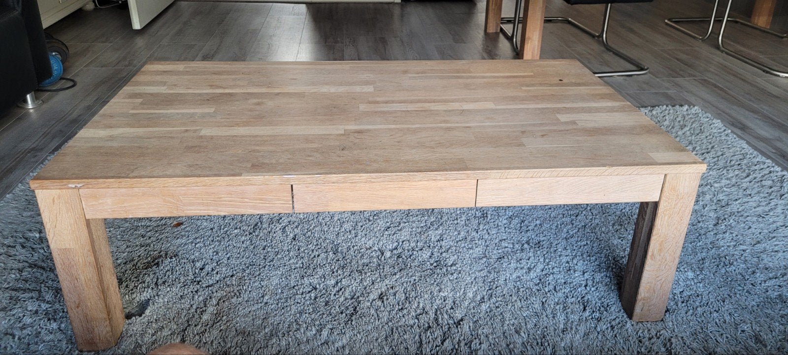 Salontafel licht eiken, Huis en Inrichting, Tafels | Salontafels, Ophalen, 100 tot 150 cm, 50 tot 100 cm, Minder dan 50 cm