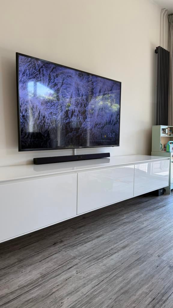 Goossens TV Meubel Vic / Vision 226 cm, Ophalen, Gebruikt, Overige materialen, Modern, Scandinavisch