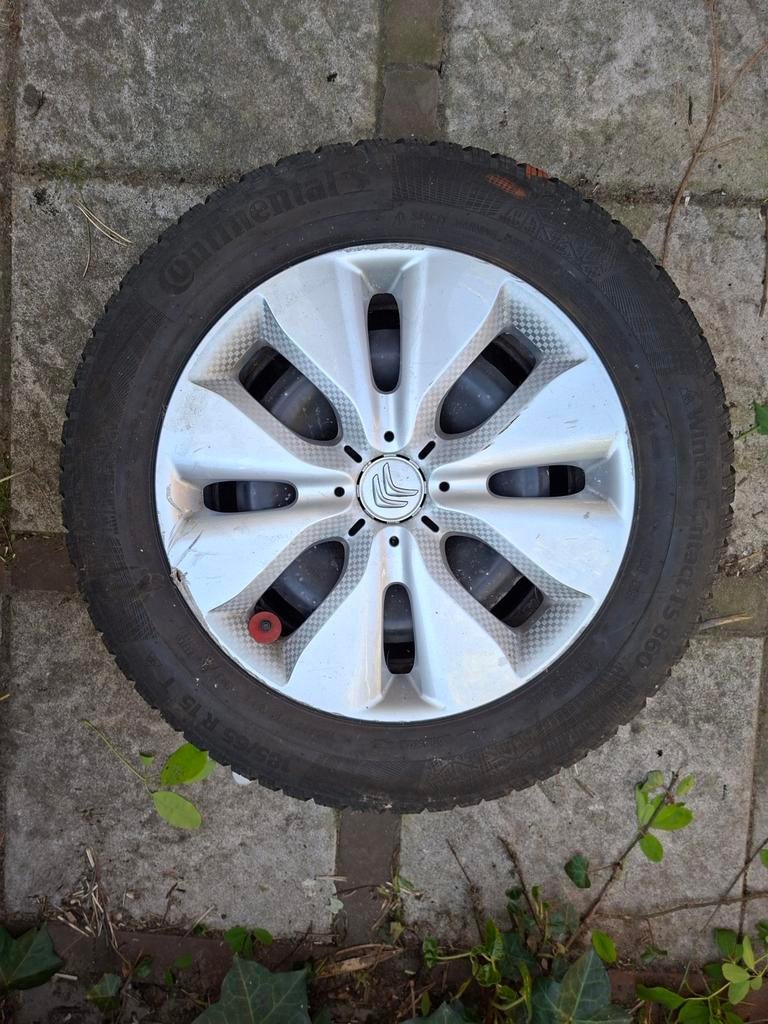 Continental Winterbanden met Velgen (15 inch), Ophalen, Gebruikt