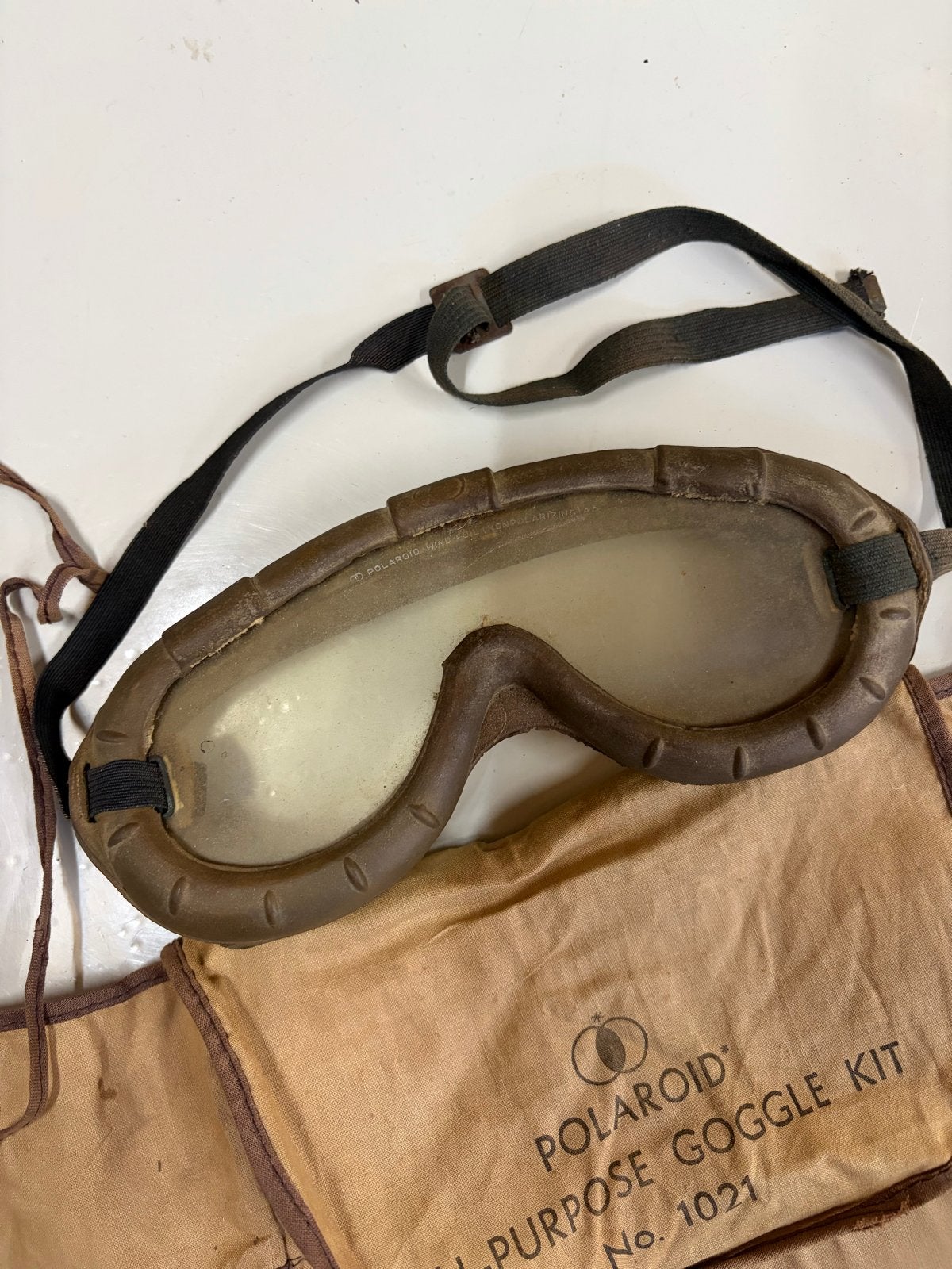 Vintage Polaroid All-Purpose Goggle Kit No. 1021, Verzamelen, Ophalen of Verzenden, Overige soorten, Amerika, Overige typen
