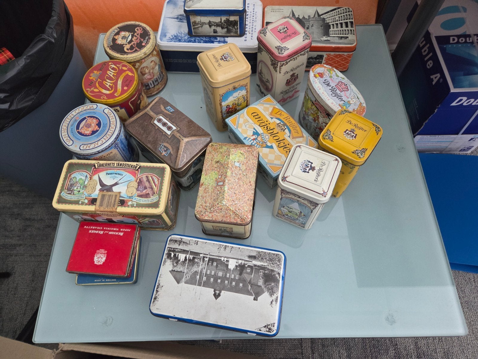 Partij oude blikken - Koopje nu alles voor 25 euro!, Verzamelen, Blikken, Ophalen of Verzenden