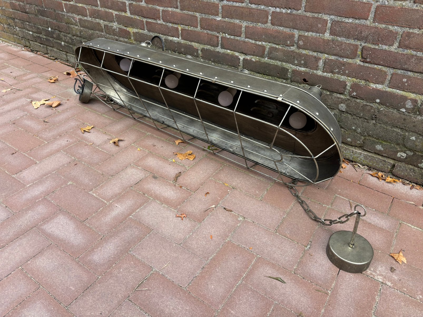 Grote industriële hanglamp, Geen, Ophalen of Verzenden, Industriële, Geen