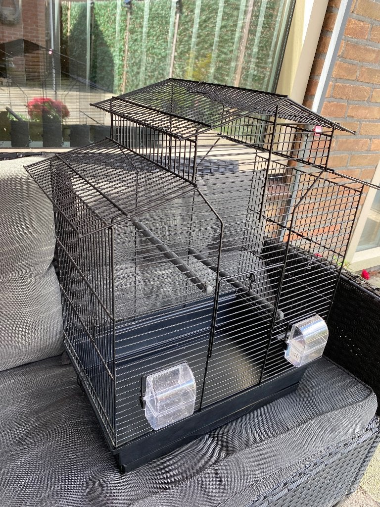 Te koop mooie kooi, Ophalen, Zo goed als nieuw, Metaal, Vogelkooi