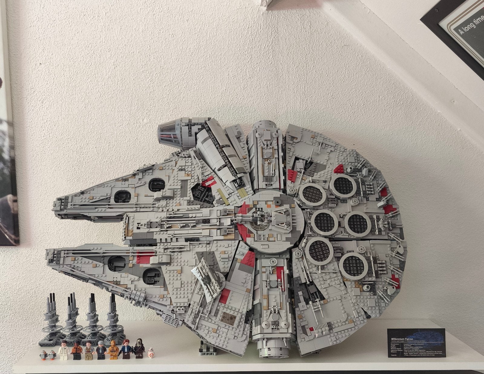 Lego Millenium Falcon (mould king) met standaard figuurtjes, Ophalen of Verzenden, Complete set, Star Wars