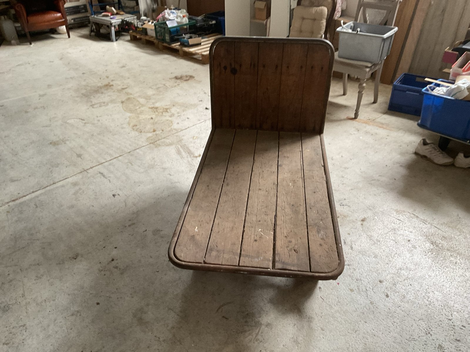 Vintage Transportkar / Steekwagen - Hout en Metaal, Ophalen, Gebruikt, Transportkar