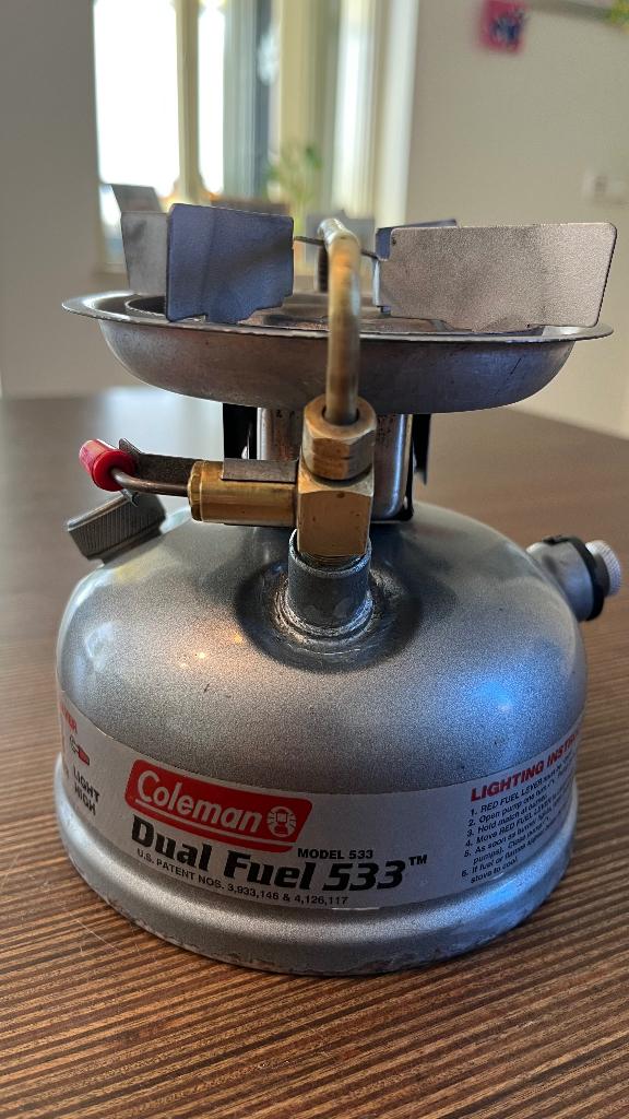 Coleman 533 Duel Fuel, Ophalen of Verzenden, Zo goed als nieuw