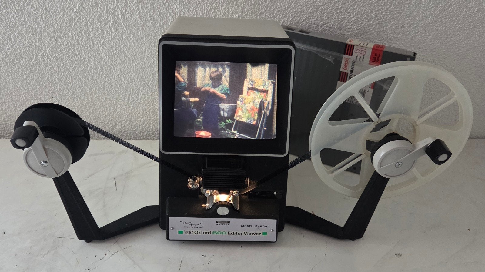 PRINZ 600 EDITOR VIEWER voor de SUPER 8 FILMS met LEGE SPOEL, Ophalen of Verzenden, 8mm film
