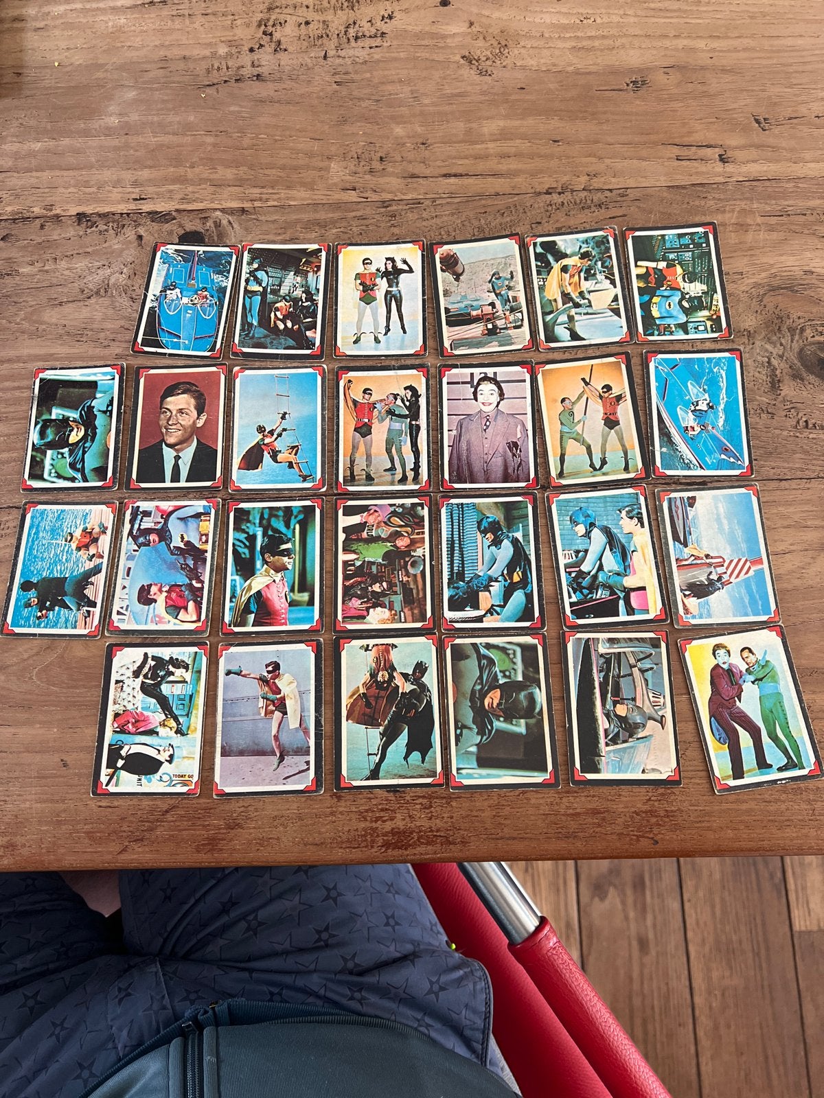 Vintage Batman en Robin ruilkaarten - Jaren '60, Ophalen of Verzenden, Gebruikt