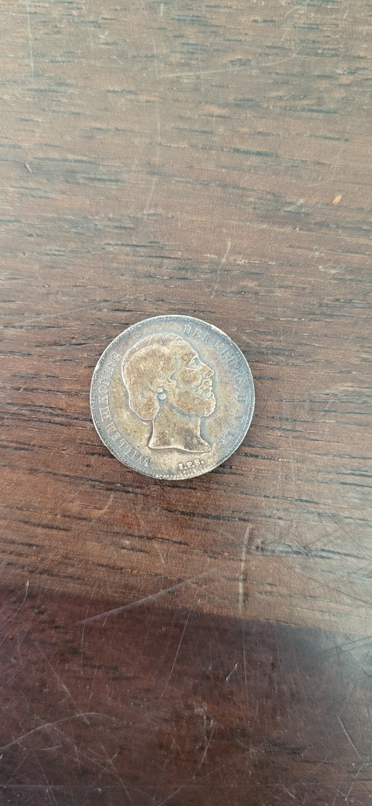 Zilveren 1/2 Gulden Koning Willem II (1840-1849), Postzegels en Munten, ½ gulden, Zilver, Ophalen of Verzenden, Losse munt