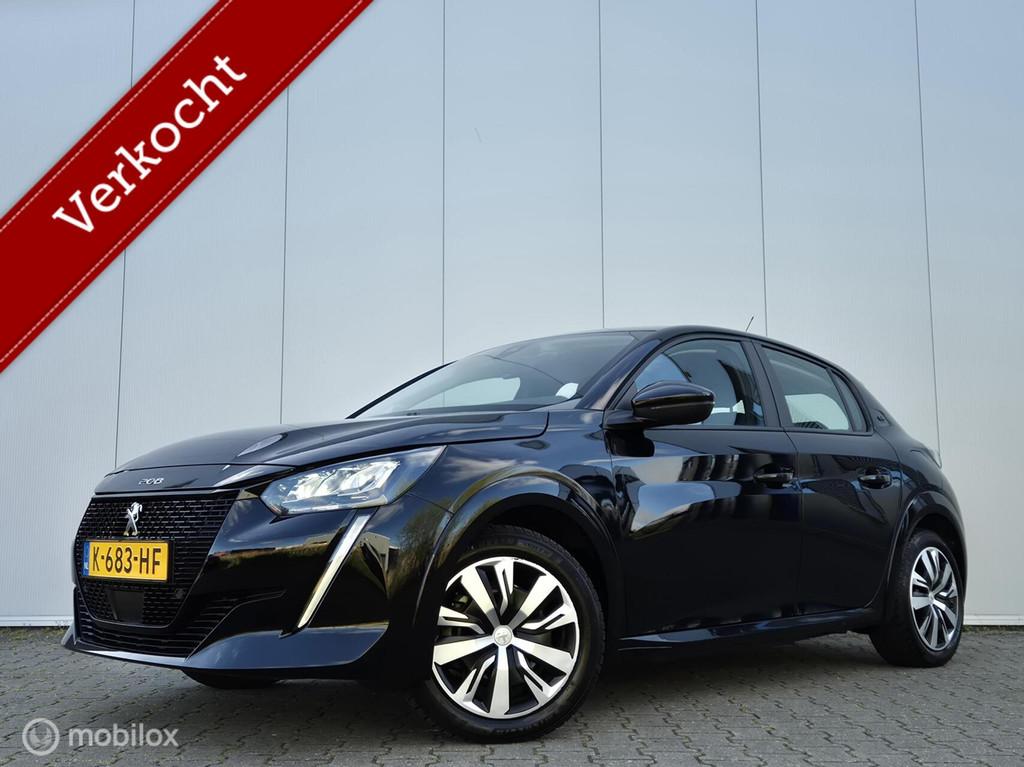 PEUGEOT E-208 EV ACTIVE 50 KWH/FULL LED/PDC/CARPLAY/NAVI/CLI, 136 pk, Gebruikt, Zwart, Origineel Nederlands