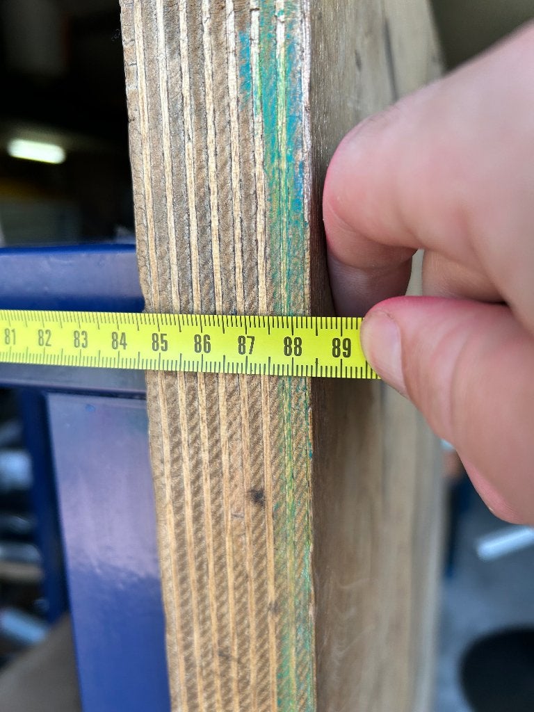 Werkbank voor in de garage, loods of magazijn., Ophalen, Gebruikt, 170 cm of meer