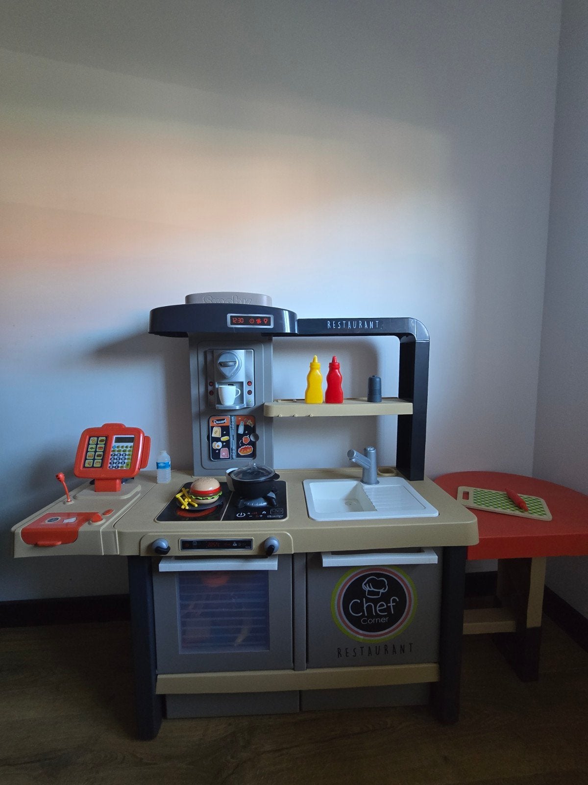 Smoby speelgoedkeuken met accessoires, Ophalen, Gebruikt, Kunststof, Speelkeuken