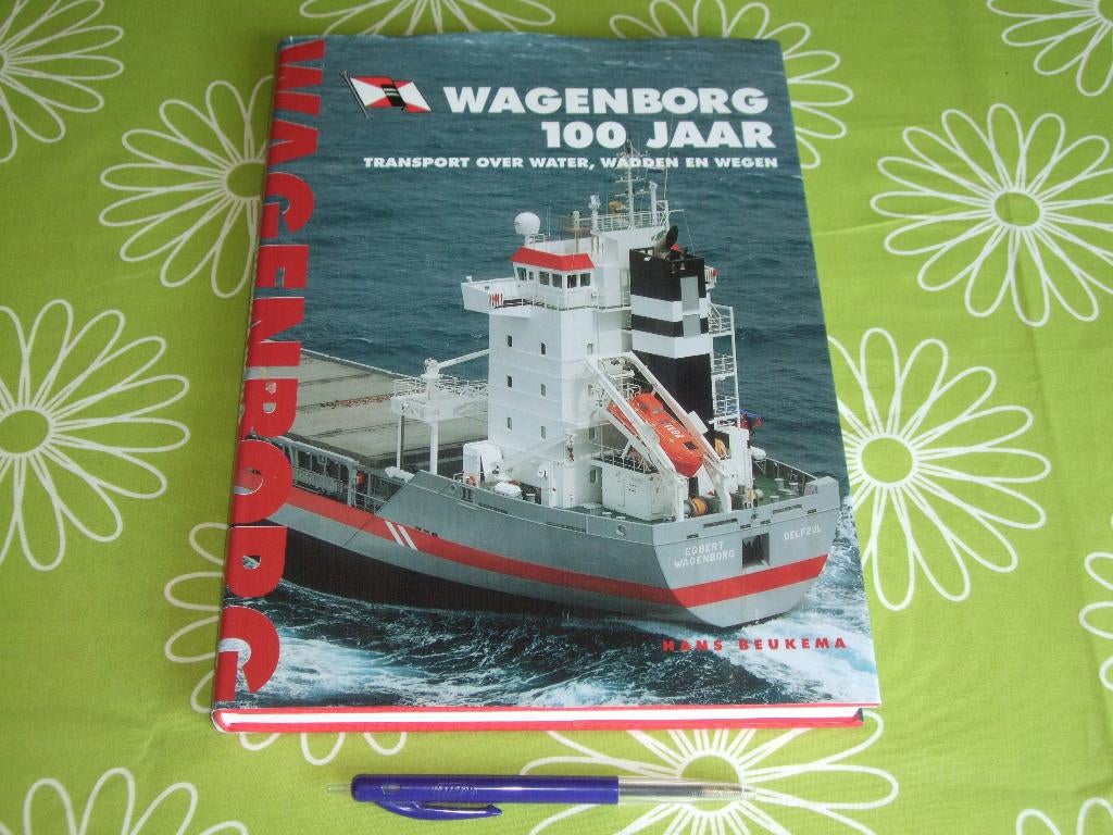 Wagenborg 100 jaar transport over water, wadden en wegen, Verzamelen, Ophalen of Verzenden, Zo goed als nieuw, Boek of Tijdschrift