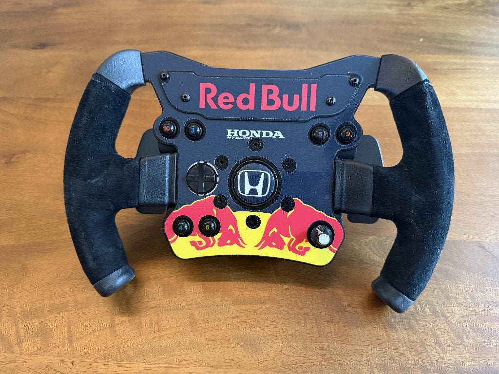 Thrustmaster TM Open Wheel Add-On F1 Stuur Red Bull sticker, Ophalen, Gebruikt, Trustmaster