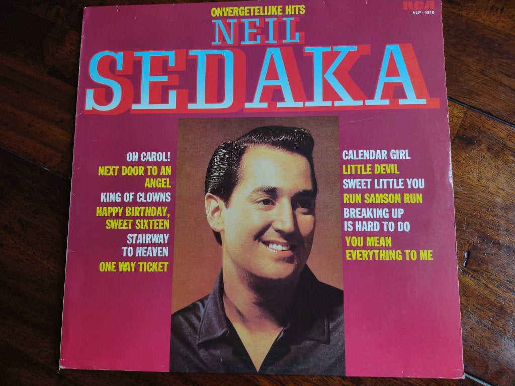LP - Neil Sedaka - Onvergetelijke hits, Ophalen of Verzenden, Zo goed als nieuw, Pop, LP