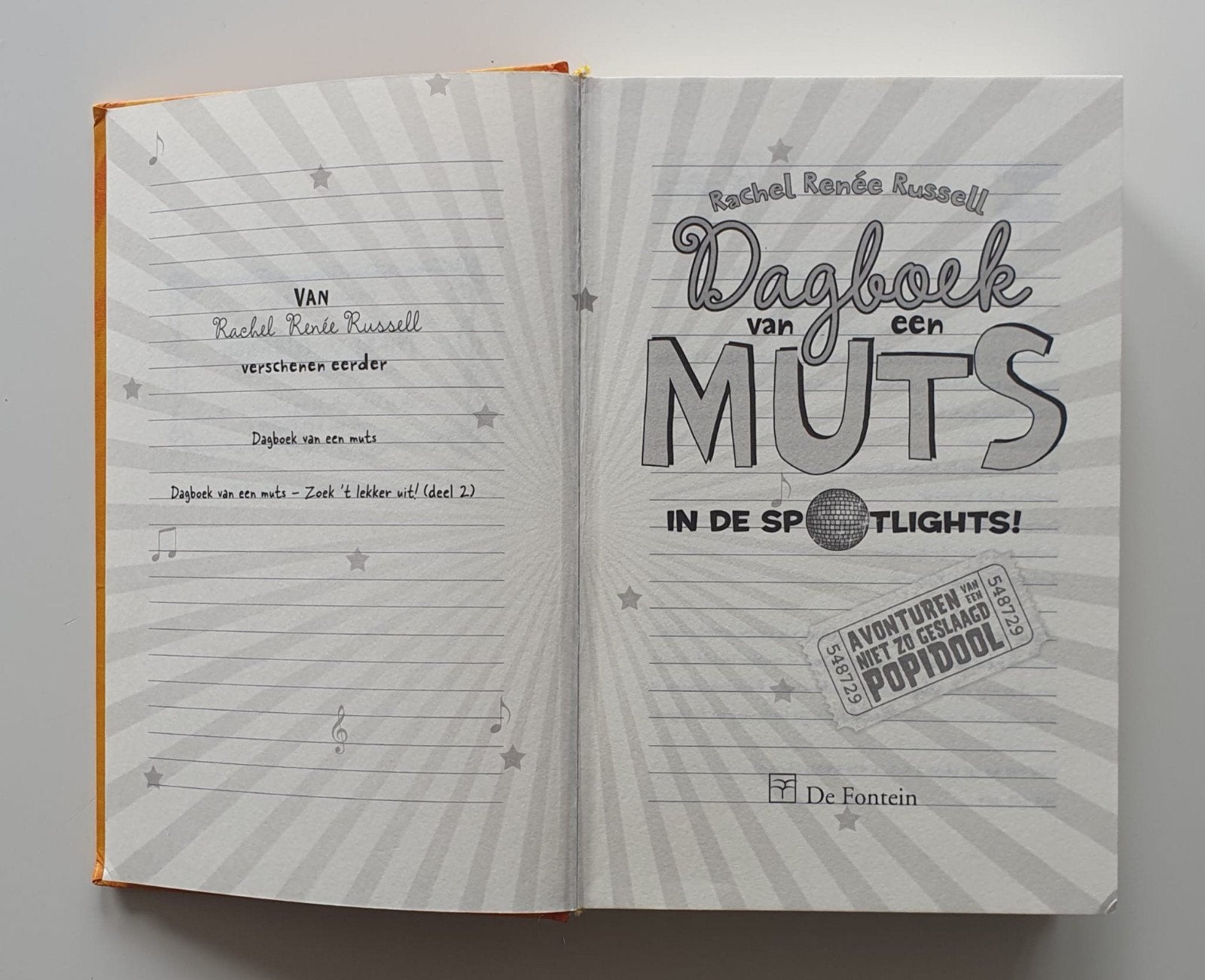 Dagboek van een muts - deel 3 - In de spotlights!, Boeken, Ophalen of Verzenden, Zo goed als nieuw