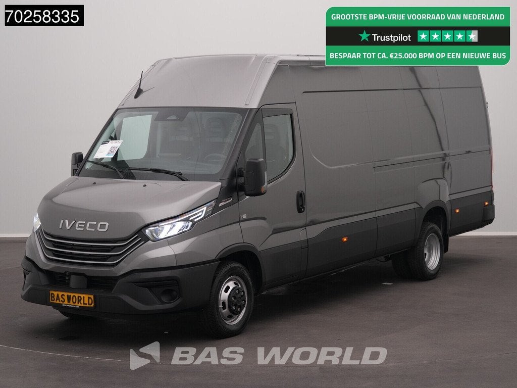 Iveco Daily 35C21 BPM VRIJ! 3.0L Automaat 210PK L3H2 2025-Mo, Auto's, Automaat, Stof, Euro 6, 4 cilinders