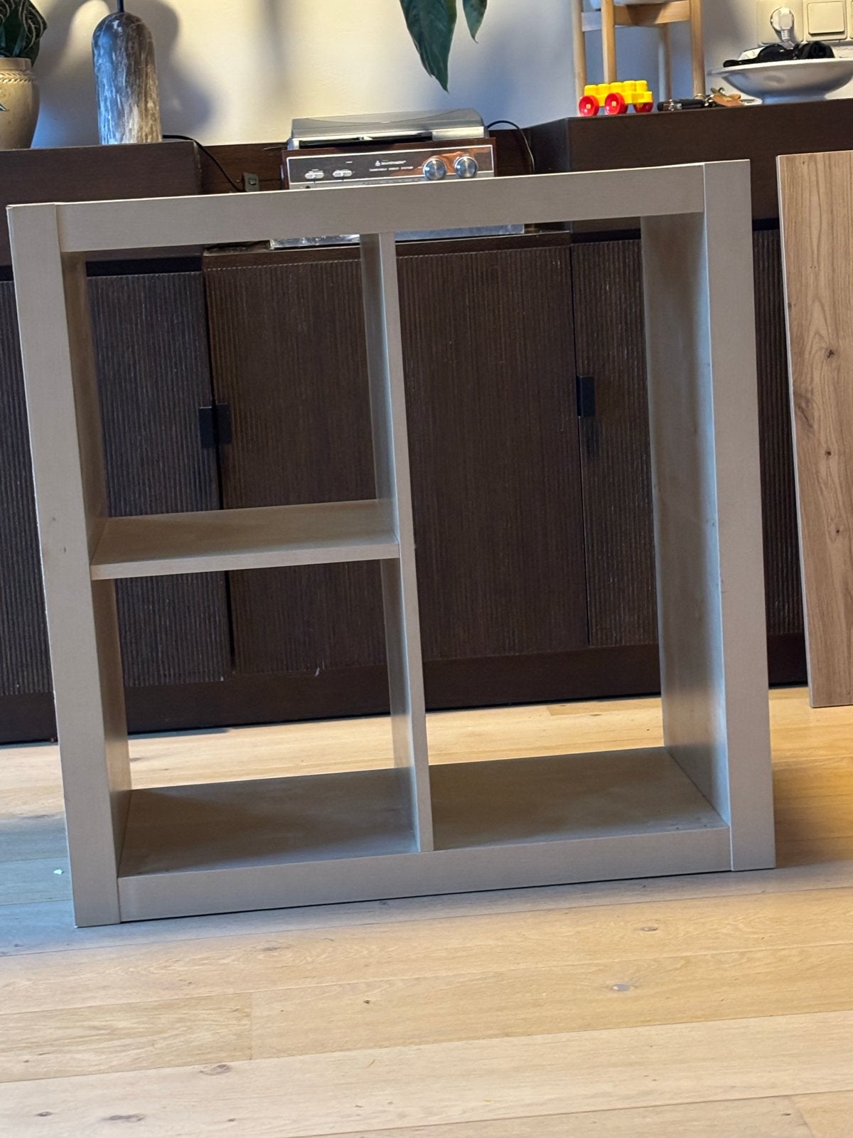 IKEA KALLAX Open kast - Wit gelazuurd eikeneffect, Ophalen, Gebruikt