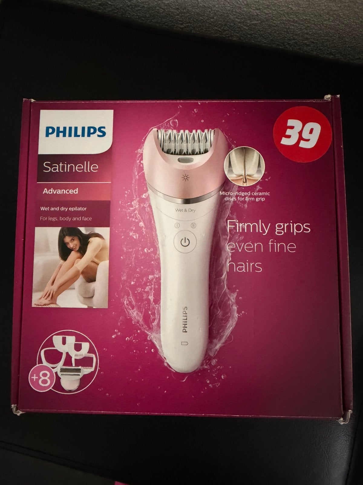 Philips Satinelle, Ophalen of Verzenden, Zo goed als nieuw, Scheren en Epileren