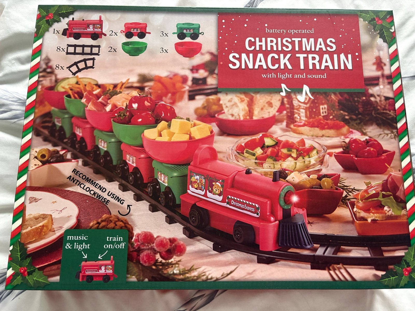 Snack kerst trein, Diversen, Verzenden, Nieuw