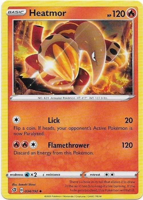 Rebel Clash,  Heatmor [uncommon] 34/192, Verzenden, Nieuw, Losse kaart