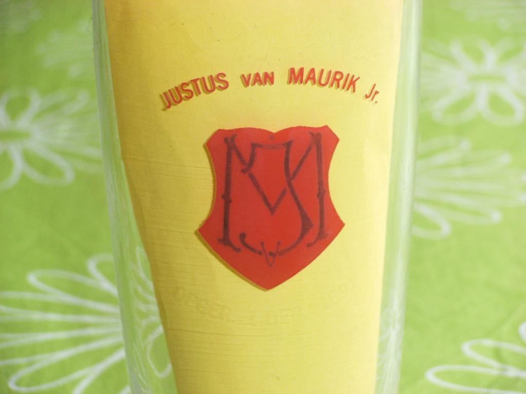 Glas Justus van Maurik Jr - auteur en sigarenfabrikant, Verzamelen, Ophalen of Verzenden, Zo goed als nieuw