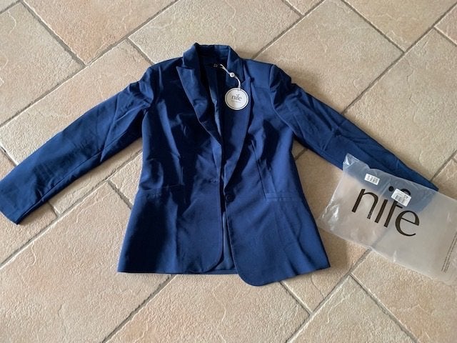 Dames blazer, jasje, colbert Nife maat 40 nieuw. Verkeerde, Kleding | Dames, Ophalen of Verzenden, Nieuw, Maat 38/40 (M), Blauw