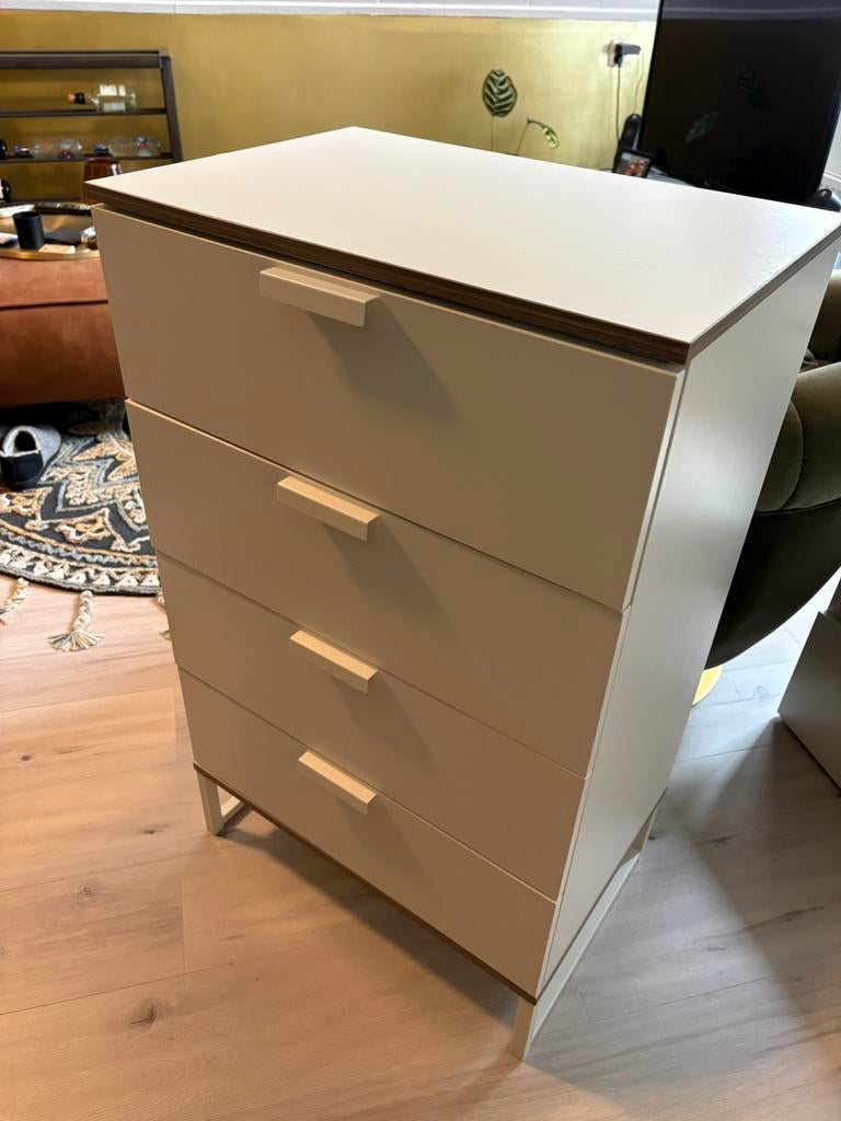 Ladekast wit 60x40x99, Ophalen, Gebruikt, 50 tot 100 cm, 3 of 4 laden