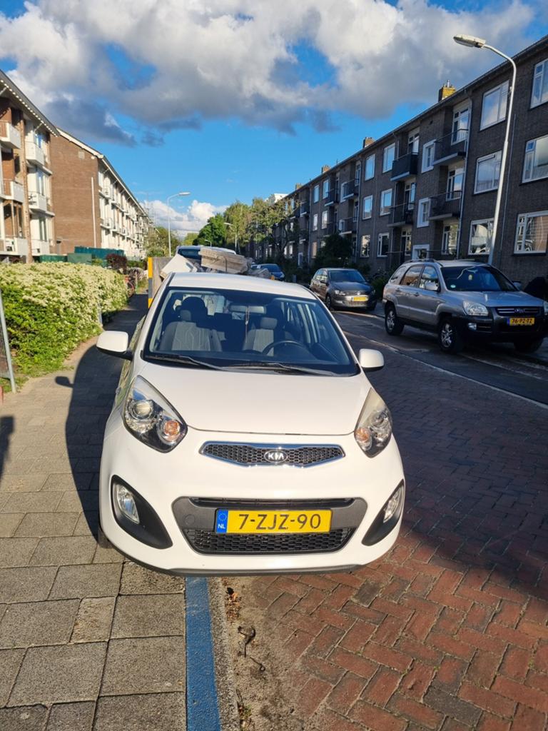 Kia Picanto 1.0 Cvvt 5-DRS 2015 Wit, Auto's, Voorwielaandrijving, 400 kg, Wit, Origineel Nederlands