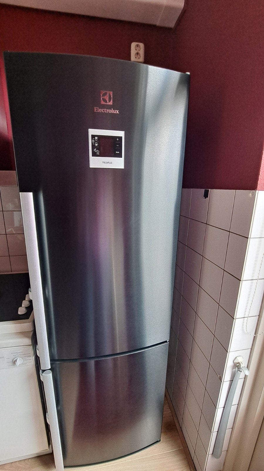 Koelkast met koel-vries combinatie in zeer goede staat, Ophalen, Gebruikt, 200 liter of meer, Met aparte vriezer