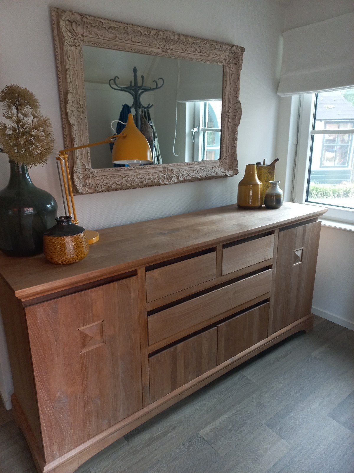 Mooie kast (dressoir) van teakhout, Huis en Inrichting, Ophalen, Met lade(s), 150 tot 200 cm, Teakhout